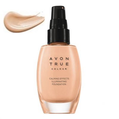 Тональный крем для лица Спокойное сияние AVON TRUE COLOR Песочно-бежевый